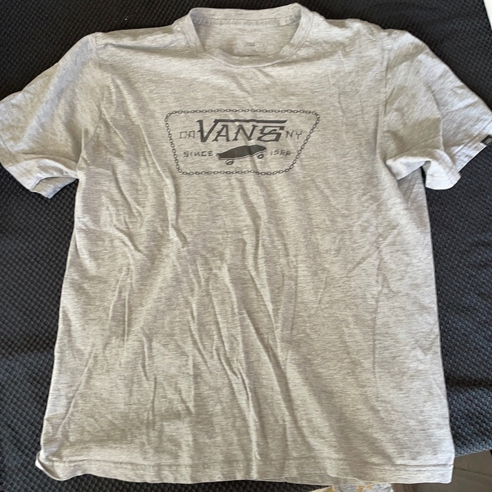 Vans gray t shirt